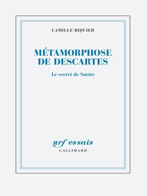 cover image of Métamorphoses de Descartes. Le secret de Sartre